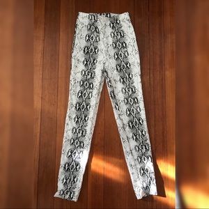 Snakeskin Pants